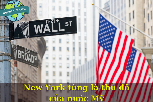 New York từng là thủ đô của nước Mỹ