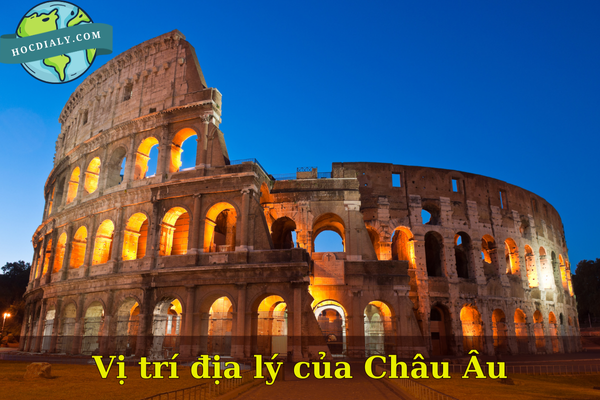 Vị trí địa lý của Châu Âu