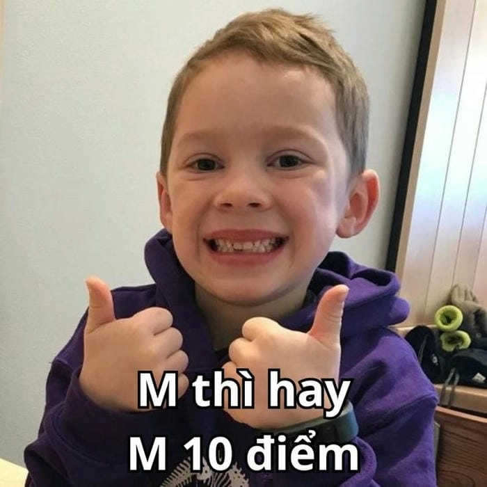 meme hài hước về 10 điểm
