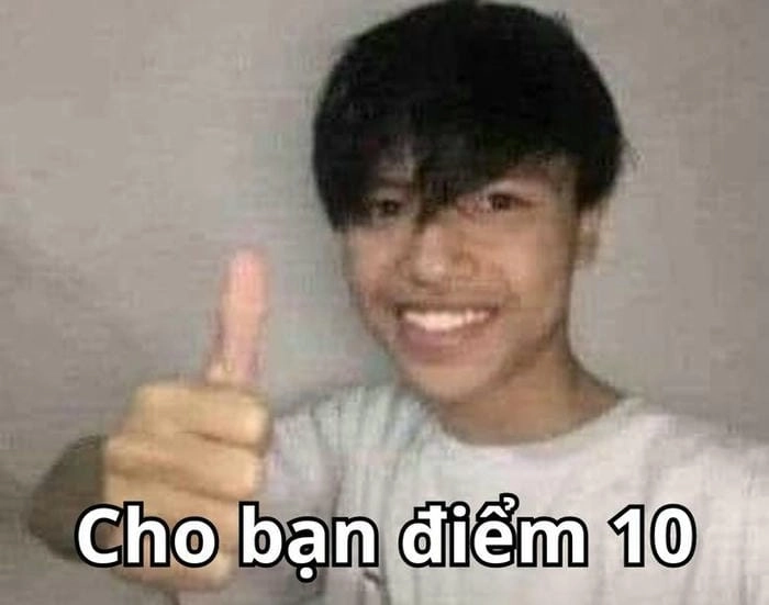 hình meme 10 điểm