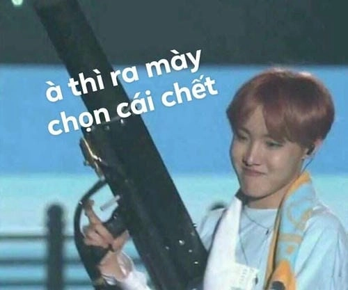 Meme cầm súng siêu hài 