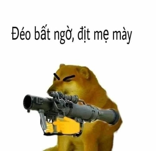 Ảnh chế cầm súng vui nhộn 