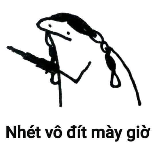 Meme cầm súng châm biếm 