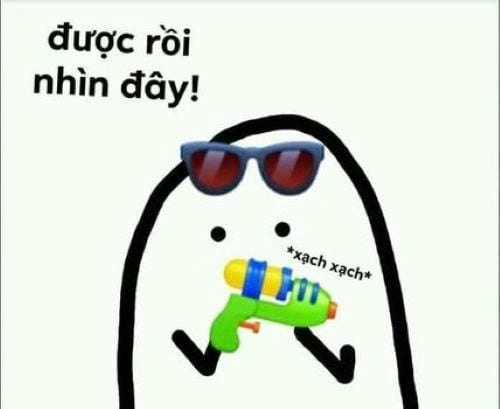 Hình chế tay cầm súng meme 