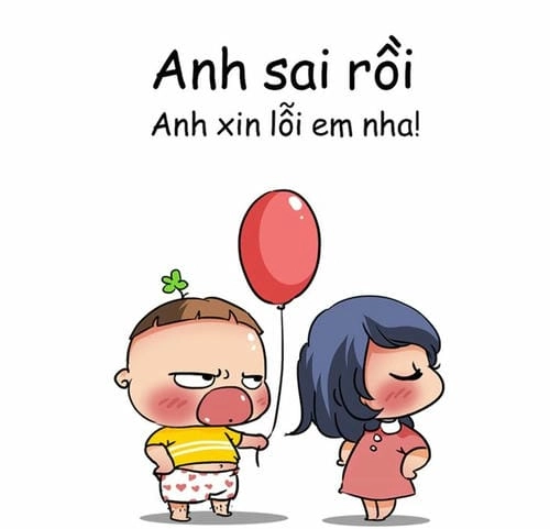 Anh xin lỗi meme
