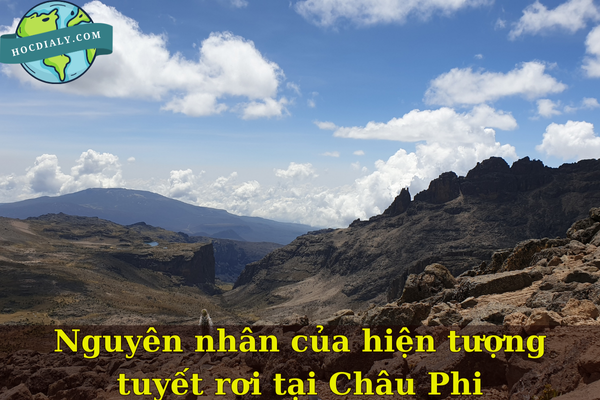 Nguyên nhân của hiện tượng tuyết rơi tại Châu Phi