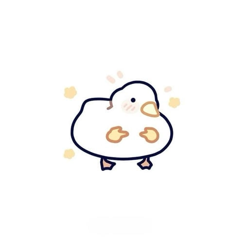 meme con vịt dễ thương