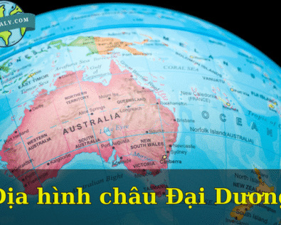 Đặc điểm địa hình châu Đại Dương của từng khu vực