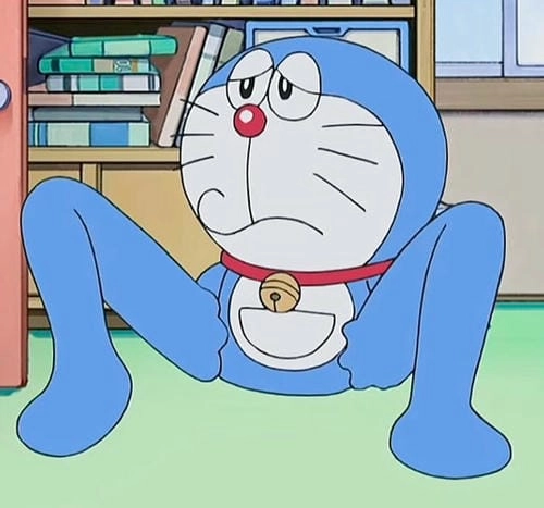 ảnh meme Doraemon không đỡ nổi
