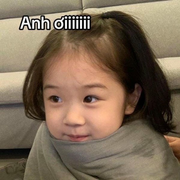 hình meme bé cute